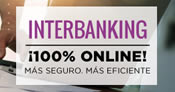Banco Rioja implementó el servicio interbanking 100% online